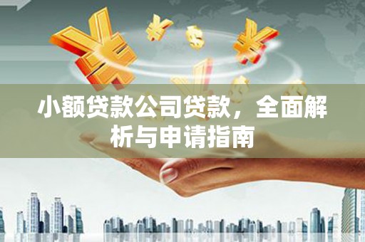 市北小额贷款公司贷款，全面解析与申请指南