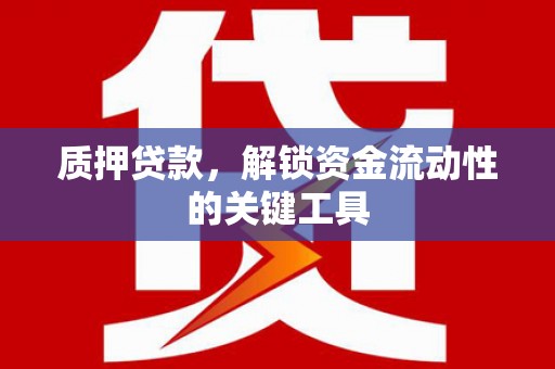 市北质押贷款，解锁资金流动性的关键工具