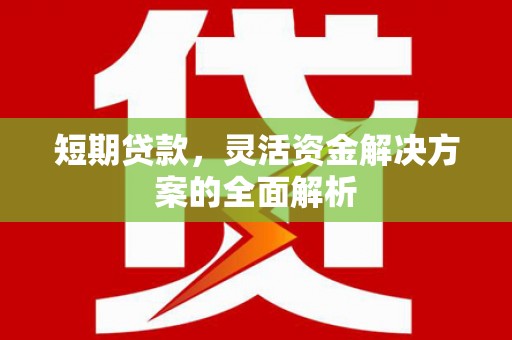 市北短期贷款，灵活资金解决方案的全面解析