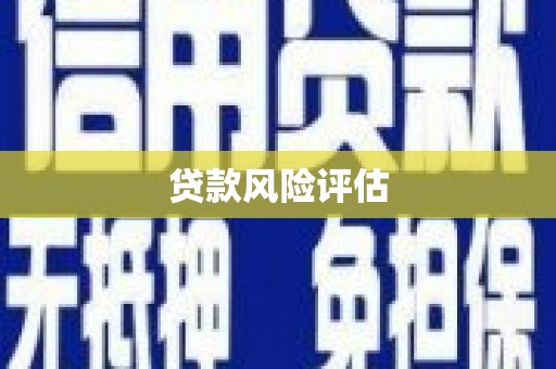 市北贷款风险评估